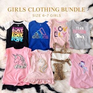 Girls Clothing Bundle Size 6-7, great for play/school/home